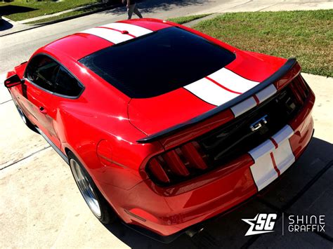 Ford Mustang Racing Stripes Shelby Style