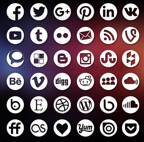 Get 39 35 Social Media Icons Vectors Pics Vector