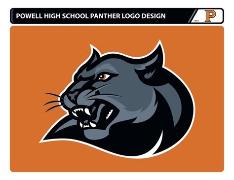 Powell High School Panther Logo Design Panther Logo Panther Logo