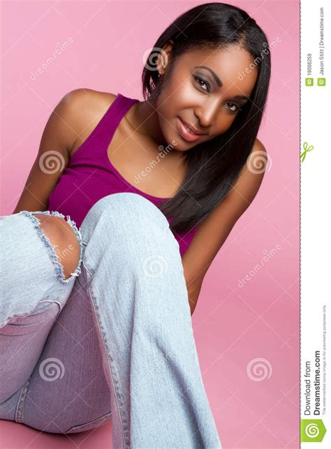 Black Teen Girl Stock Image Image Of American People