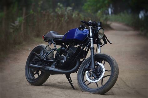 Perfectly Modified Yamaha RX135 Cafe Racer By Shivshahi Customs