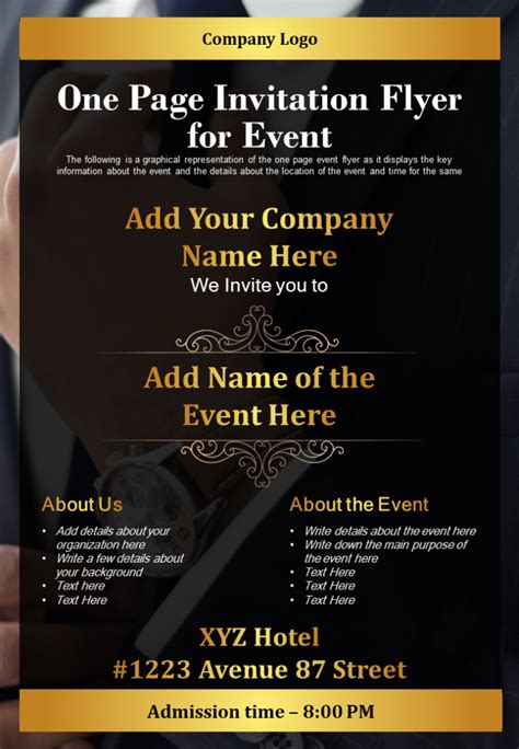 Business Event Invitation Templates Free