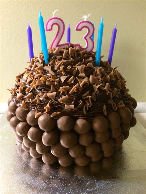 A Giant Malteser Cup Cake I Made For My Best Friends 23rd Birthday