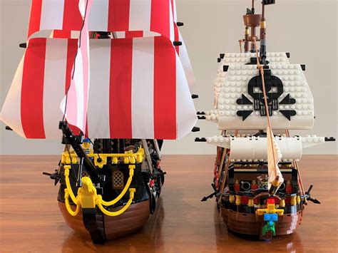 Box pic/haulset 31109 in u.s. LEGO 21322 Ideas Pirates of Barracuda Bay vs LEGO 31109 ...