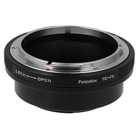 fotodiox lens mount adapter canon fd and fl 35mm slr lens to fujifilm fuji x series mirrorless