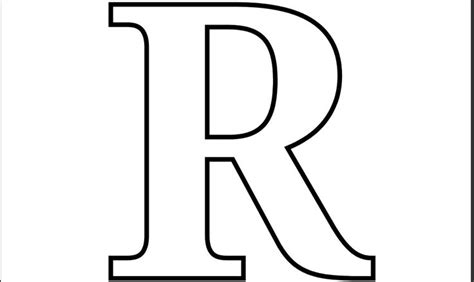 This packet contains all 26 capital letters on full sized pages with bold lines. clipart that begins with letter r 20 free Cliparts ...