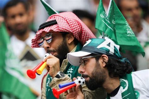 Saudi Arabian Fans At The Opening Ceremony Of The 2018 Fifa World Cup At Luzhniki Stadium Sergei