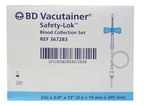 G Bd Vacutainer Blood Collection Set Butterfly Needles Box International Diagnostic