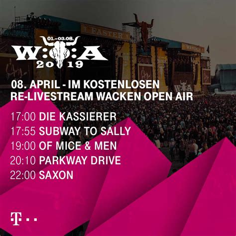 Running order 2019 | bang your head!!! Tag 3 des W:O:A 2019 Re-Live - die Running Order | W:O:A ...