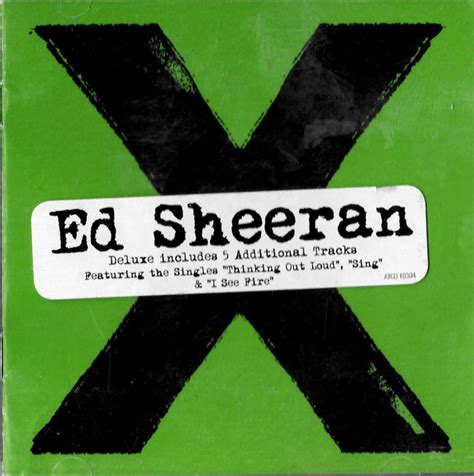 Ed Sheeran X 2014 Cd Discogs