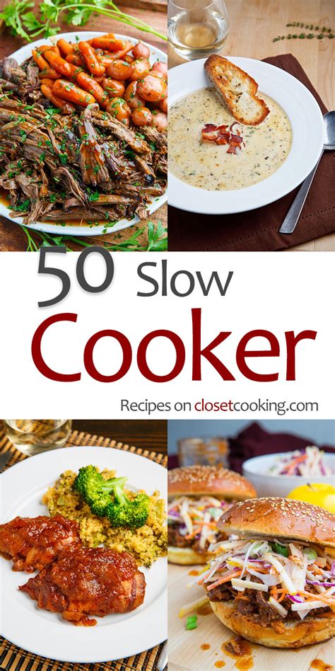 Slow cooker recipes
