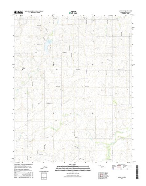 Mytopo Logan Nw Oklahoma Usgs Quad Topo Map