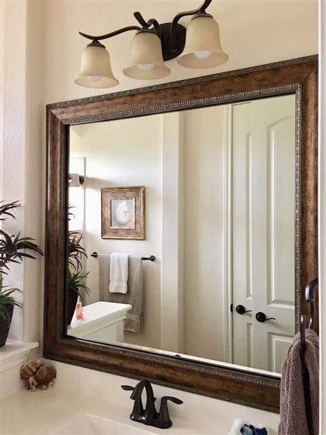 Add A Frame In Minutes The Perfect Finishing Touch To The Bath Style