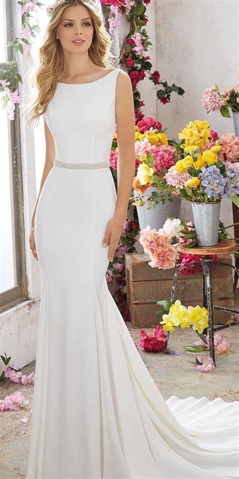 Simple Wedding Dresses For Elegant Brides See More