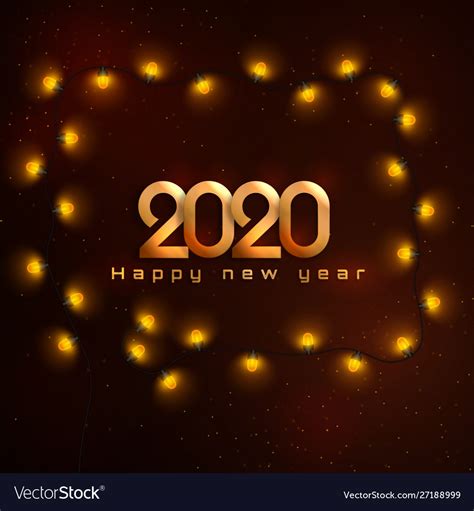 New Year 2020 Royalty Free Vector Image Vectorstock