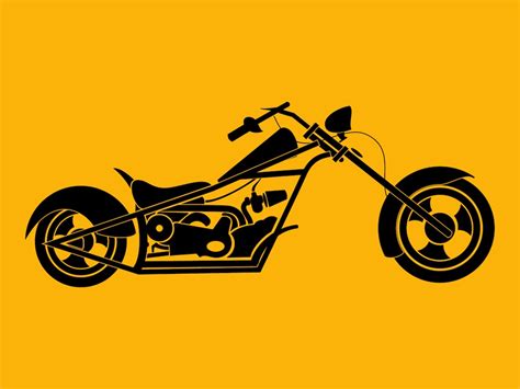 Bobber Motorcycle Logo