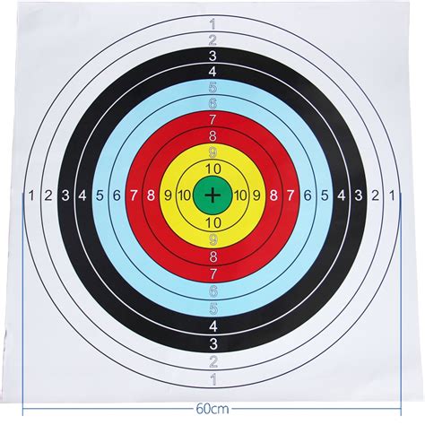 Buy 10pcs Target Paper 6060cm Shooting