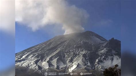 Moment Popocatepetl Volcano Sends Ash 1km Into Sky 02 Youtube