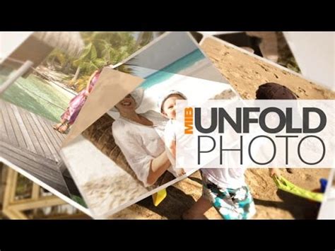 This photo album template is very easy to customize. Unfold Photo Album | After Effects template - YouTube