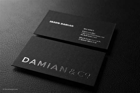 Our standard business cards start at just $7.70 for 100 cards. Modern minimalist black duplex business card template with ...