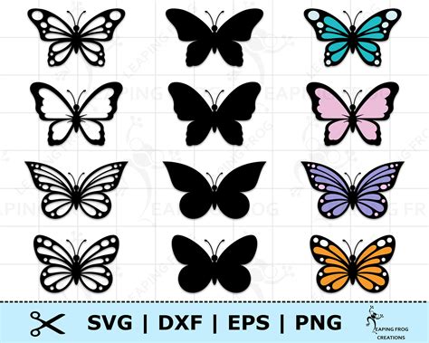 Butterfly Svg Png Circut Cut Files Layered Files Etsy Uk