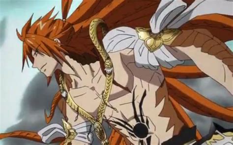 A djinn equip (魔装, masō, magic dress) is an ability of a dungeon capturer to take form of a djinn. Ren Kouen djinn equip Astaroth..truly majestic | Monstros ...