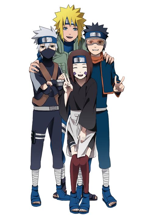 Naruto Team Minato Equipo Minato Sasuke De Naruto Shippuden