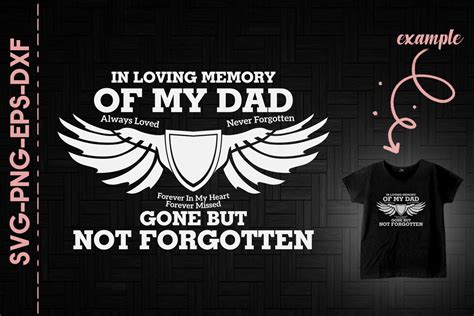 Free 241 In Loving Memory Of Dad Svg Svg Png Eps Dxf File