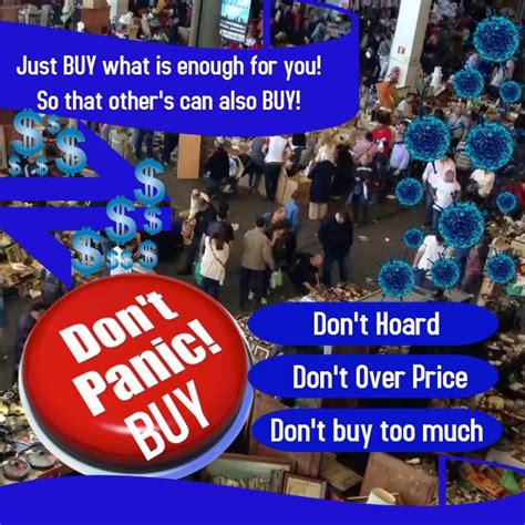 Inspirational designs, illustrations, and graphic elements from the world's best designers. Panic Buying Template | PosterMyWall