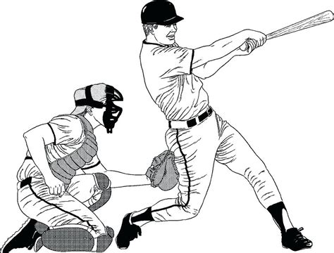 Baseball Player Coloring Pages At Getdrawings Free Download