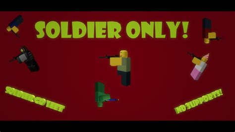 Soldier Only Roblox Tower Defense Simulator Youtube