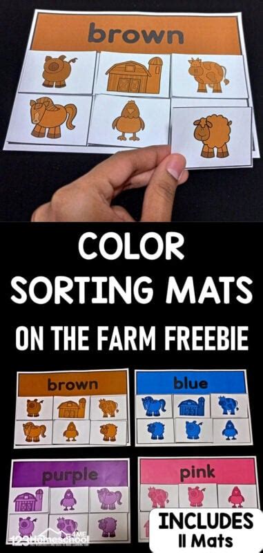Free Color Matching Printable Game For Preschoolers