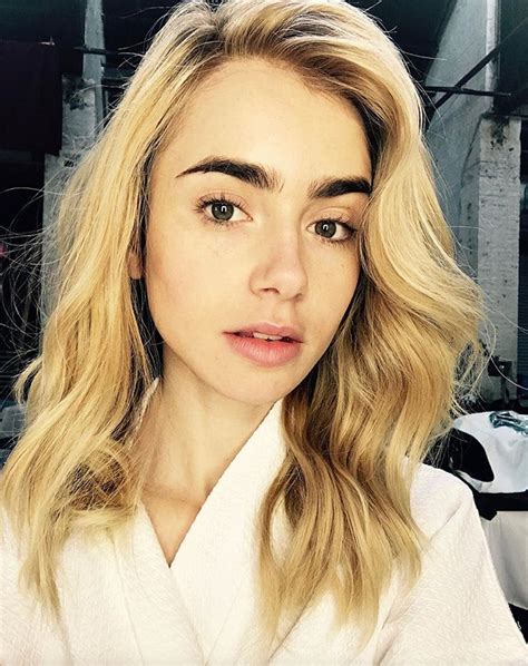 Her father is english musician phil collins, while her mother, jill tavelman, who is from los angeles, california. Lily Collins Now Has Blonde Hair | InStyle.com