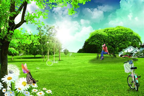 Download 14 Download Free PSD Landscape Background Images - Studio ...