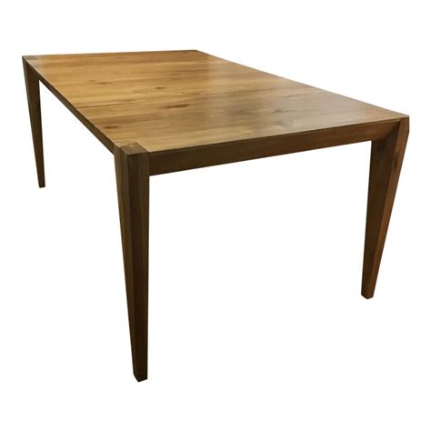This 3d model is just a reproduction inspired by a real product. Modern West Elm Anderson Solid Wood Expandable Table ...