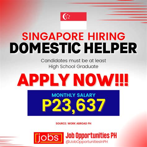 Hiring Domestic Helper For Singapore Philippine Go