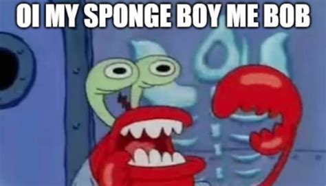 Spongeboy Me Bob Know Your Meme