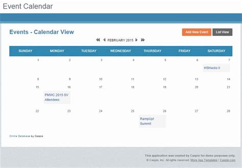 Free Event Calendar Template Inspirational Free App Line Event Calendar