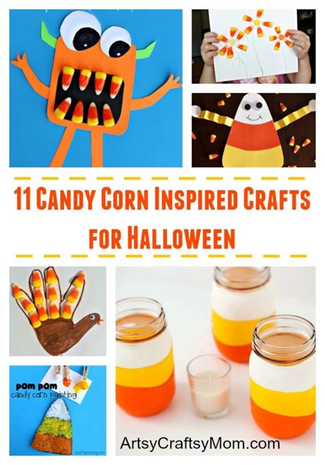 Candy Corn Inspired Crafts For Halloween Artsy Craftsy Mom