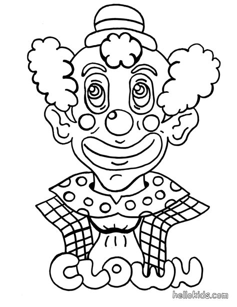 Clown Coloring Pages To Download And Print For Free