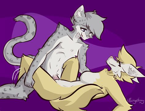Rule 34 Absurd Res Anthro Breasts Canid Canine Canis Domestic Cat Duo