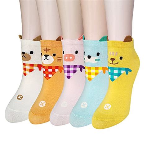 4 5 Pairs Womens Cute Animal Socks Fun And Cool Cotton Art Socks All
