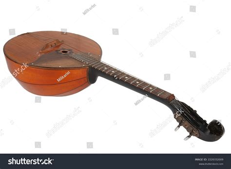 Ukrainian Domra Longnecked Folk String Instrument Stock Photo
