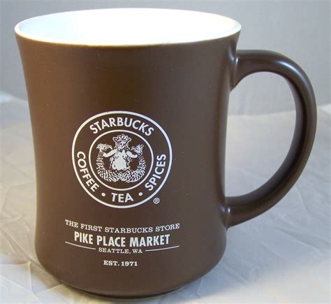 The First Starbucks Store Coffee Mug Starbucks City Mugs Starbucks Store Mugs