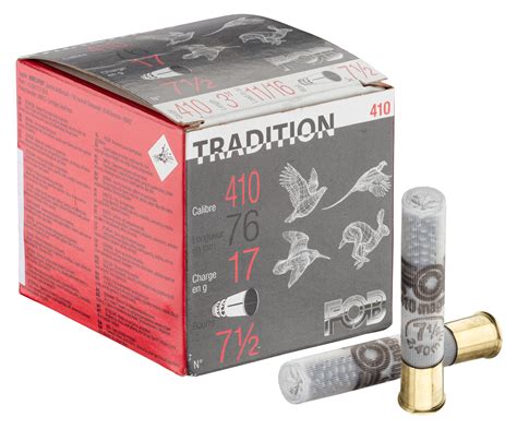 Fob Tradition Cartridges Cal 410 Magnum
