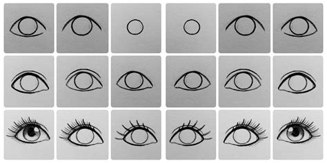 Como Desenhar Um Olho Simples Passo A Passo Para Iniciantes Pdmrea