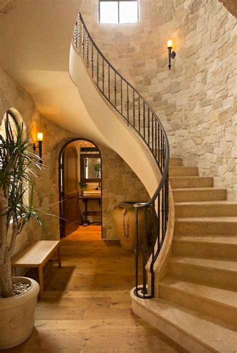 Breathtaking Stone Clad Tuscan Villa With Elegant Details In California