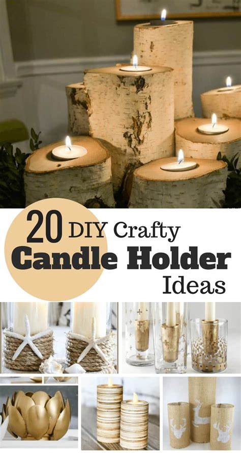 20 Crafty Diy Candle Holder Ideas To Warm Up Your Home Southern Charm Wreaths