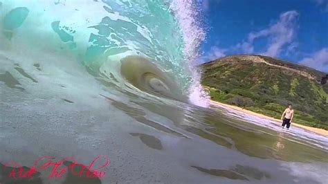 Perfect Shorebreak SANDYS Beach Oahu Ride The Flow YouTube