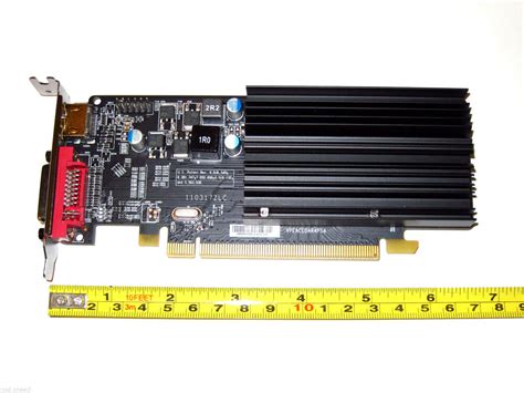 Hence a low profile graphics card is slim, with a smaller width, or short. ATI HD 2GB PCI-E x16 Low Profile Dual Monitor Display View ...